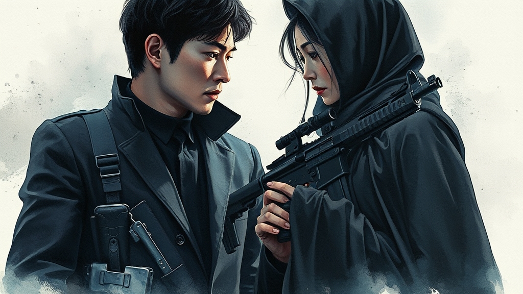 매력적인 등장인물 소개 (watercolor 스타일)