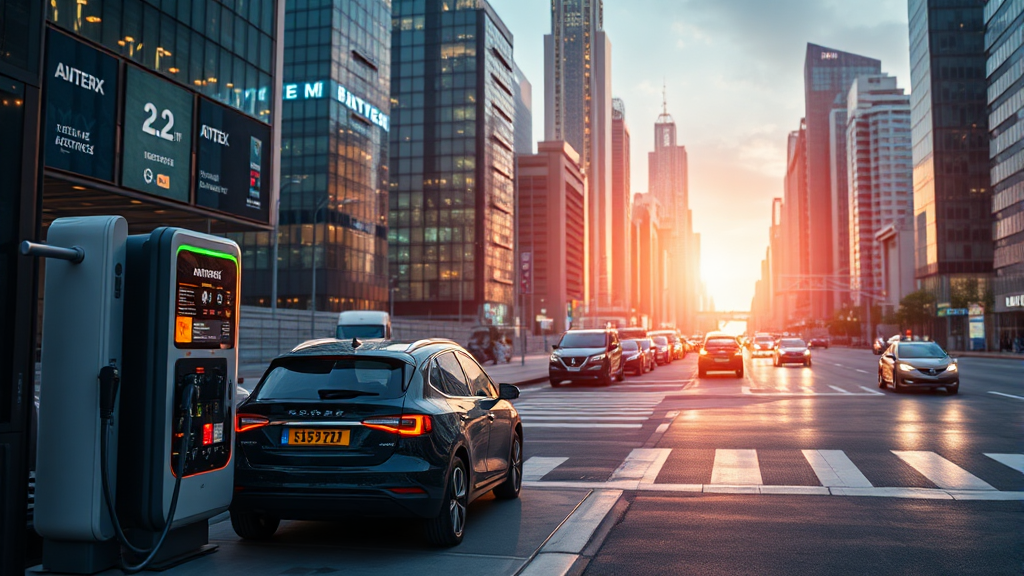 전고체 배터리 개발 현황 (realistic 스타일)