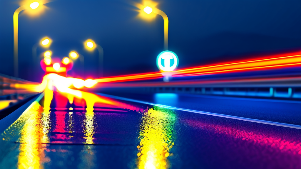 우회전 위반 시 벌금과 벌점, 얼마나 부과될까? (realistic 스타일)