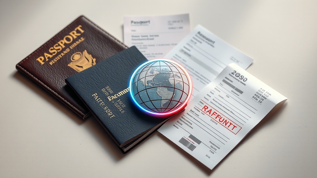 환급 시 필요 서류 완벽 정리 (realistic 스타일)