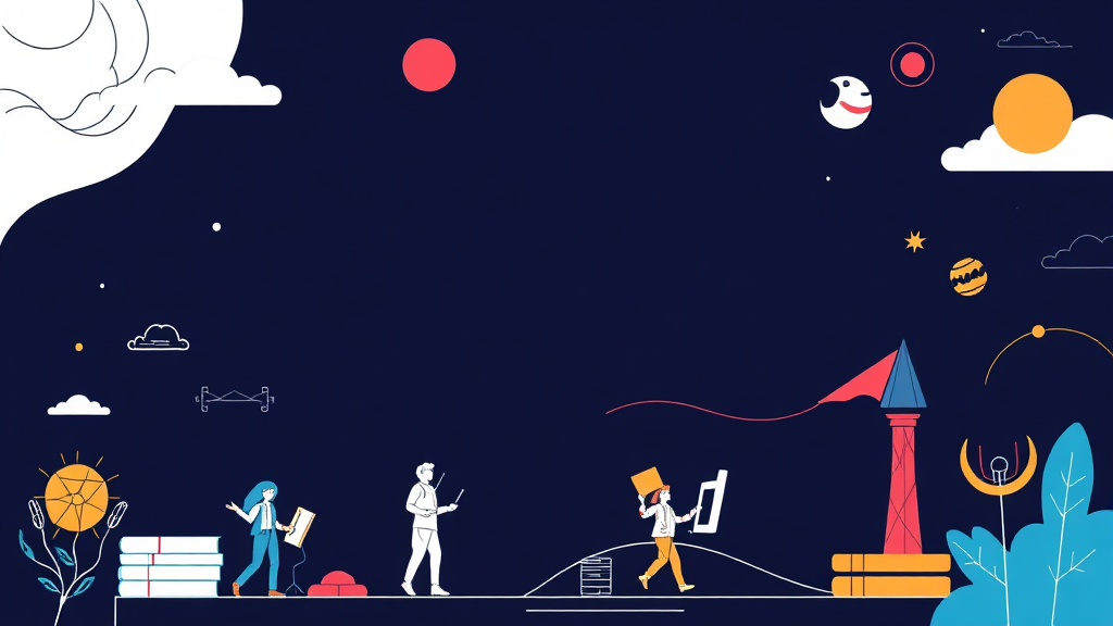 AI 에듀테크 시장 현황 (illustration 스타일)