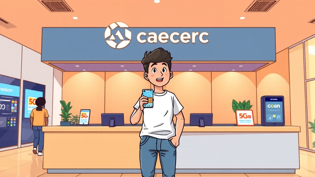 SKT 유심, 무상 교체 방법은? (cartoon 스타일)