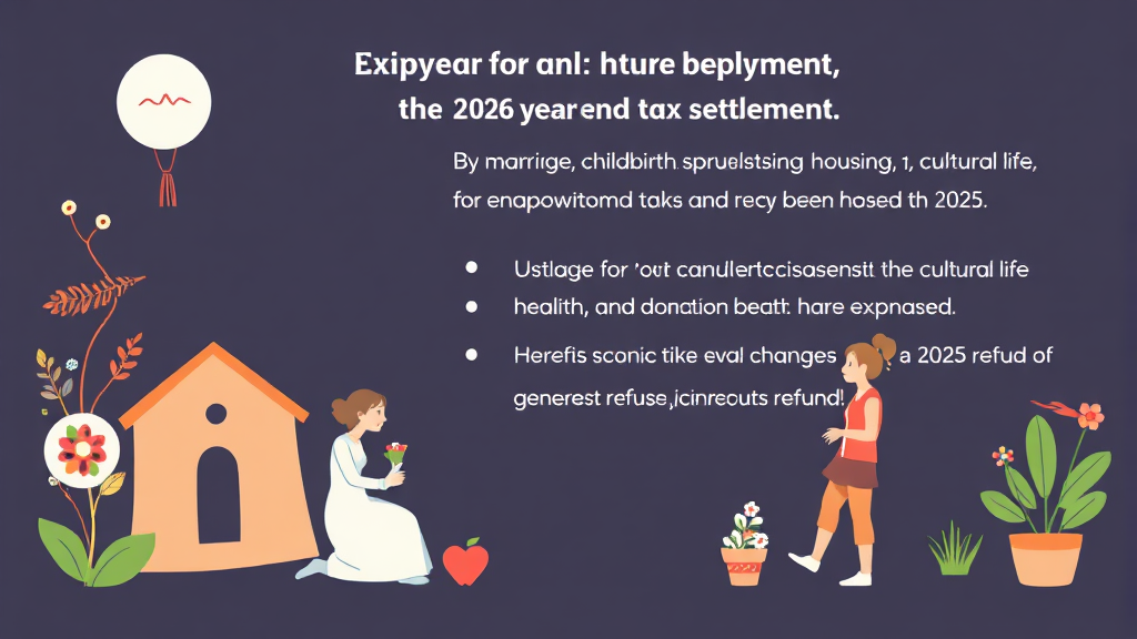 2026 연말정산, 놓치면 후회할 핵심 변경 사항 (illustration 스타일)