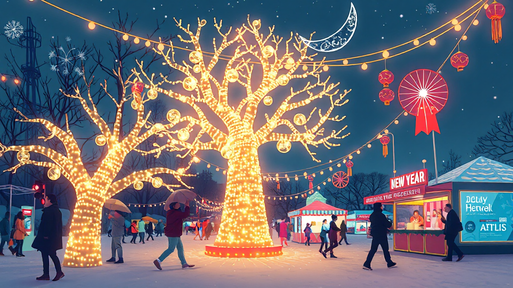 체험 프로그램 및 이벤트 (illustration 스타일)