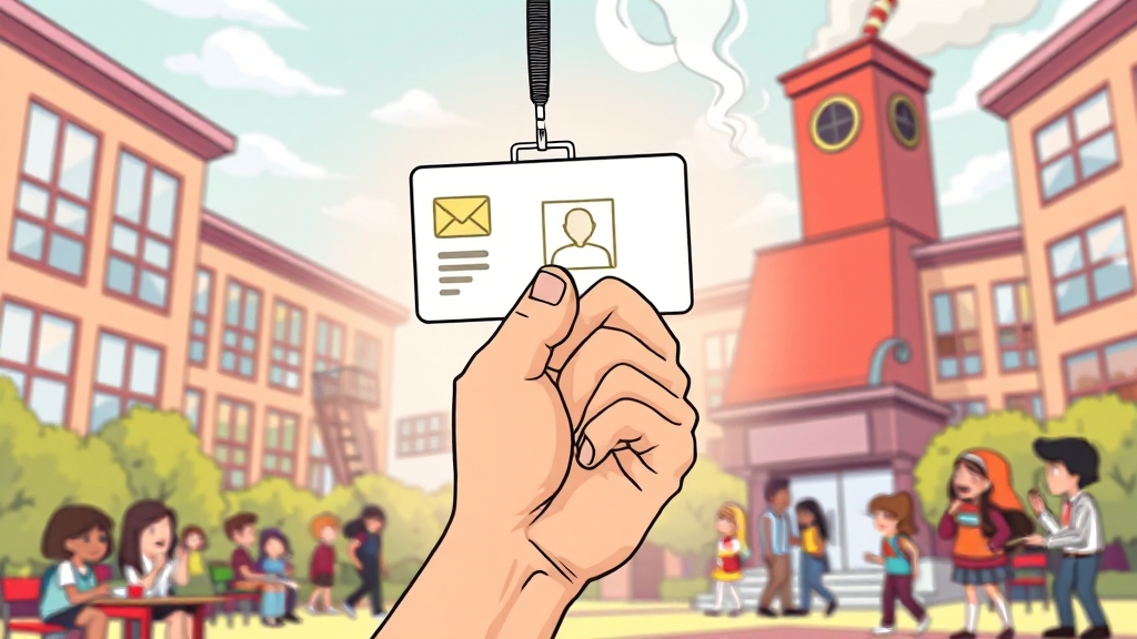 학교 이메일 인증이 어렵다면? (cartoon 스타일)