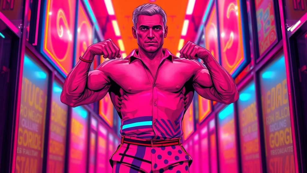 남성 갱년기, 어떻게 관리해야 할까요? (popart 스타일)