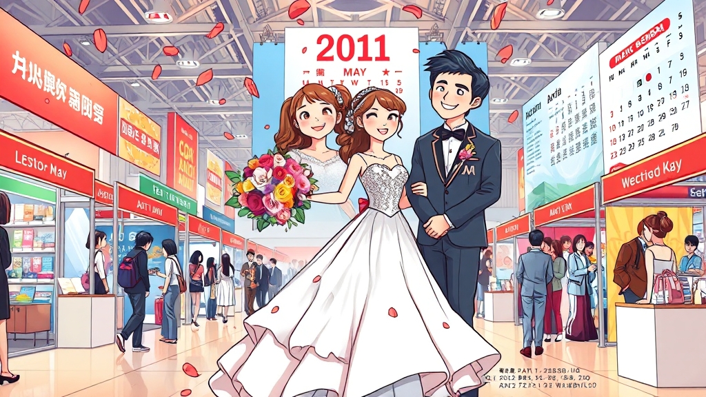 웨딩박람회, 왜 가야 할까? (cartoon 스타일)