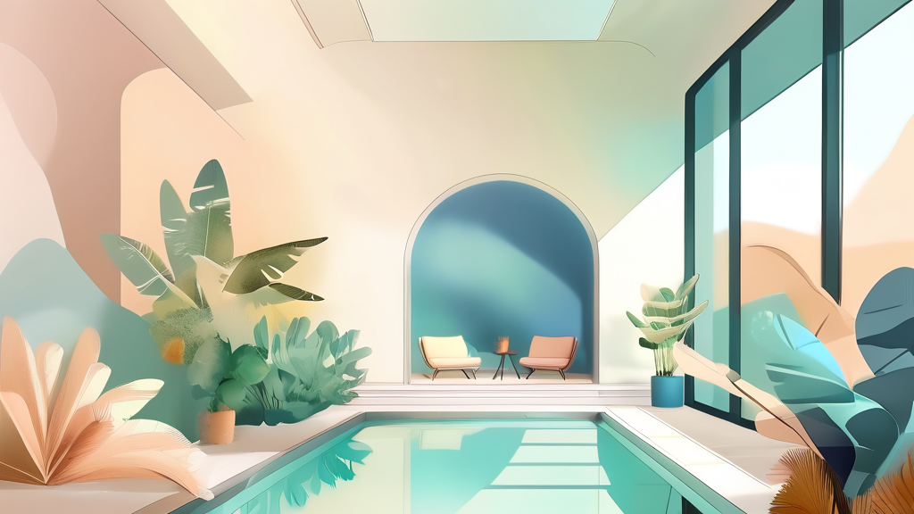 통합돌봄 서비스는 어떻게 신청하나요? (watercolor 스타일)