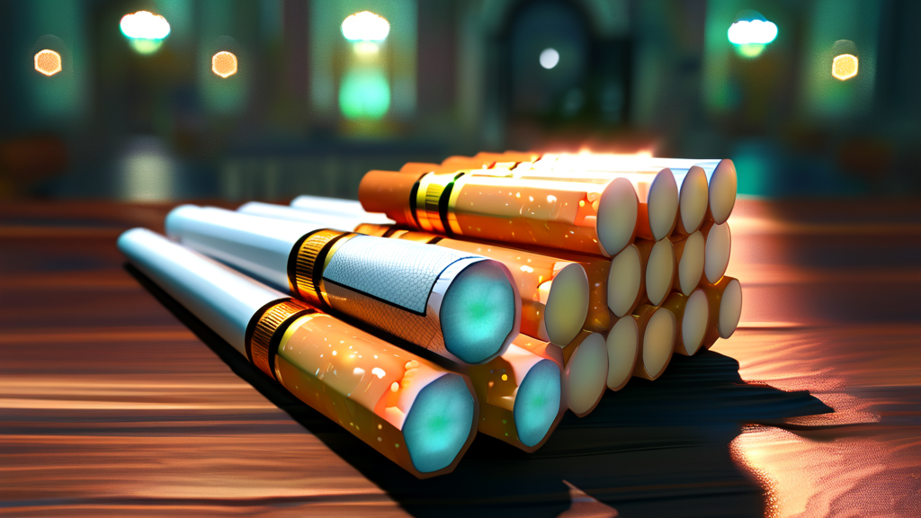 미래 담뱃값 인상 대비: 현명한 지출 계획과 금연 고려 (realistic 스타일)