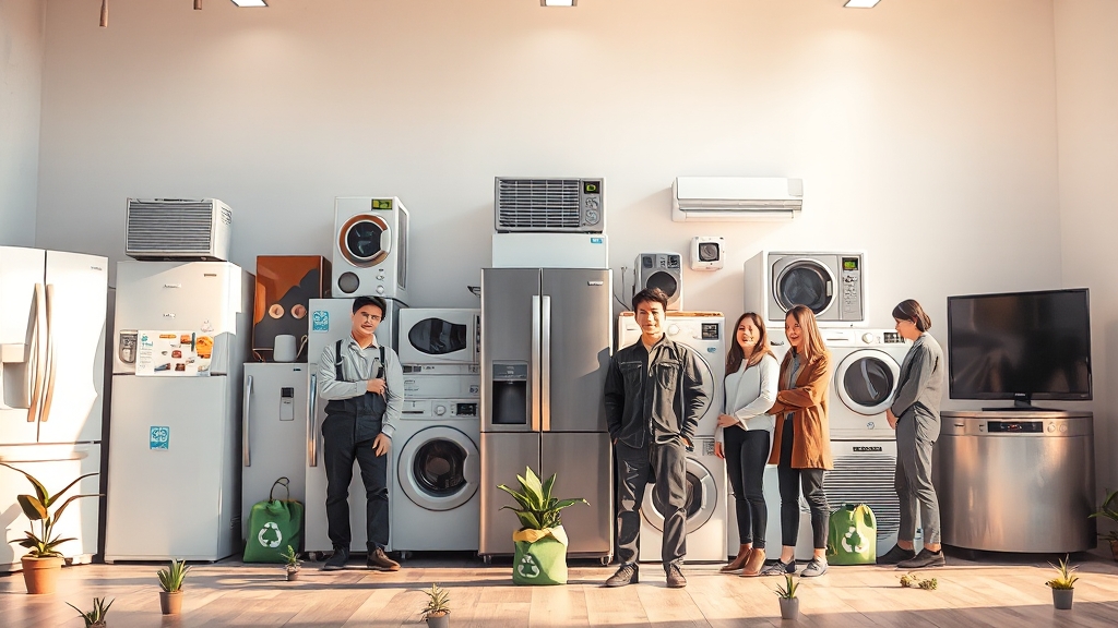 폐가전 수거 서비스 활용 꿀팁 (realistic 스타일)