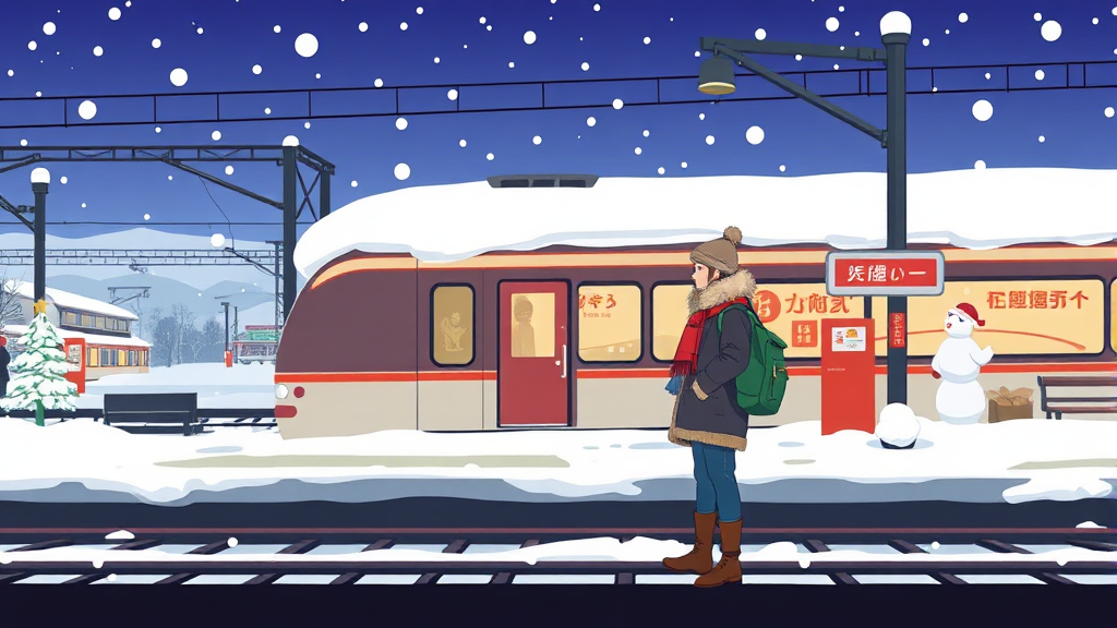 겨울 여행 준비사항 (illustration 스타일)