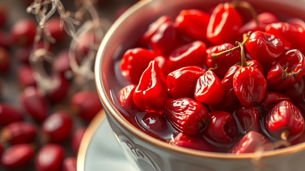 구기자를 활용한 다양한 섭취법 (realistic 스타일)