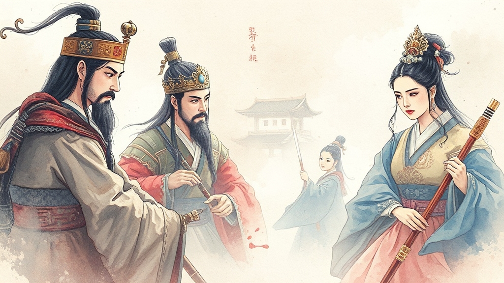 쉽고 재미있는 한국사 여행 (watercolor 스타일)