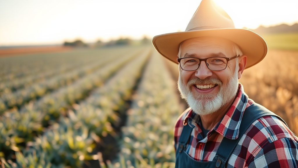 농업인 건강보험료 지원이란? (realistic 스타일)