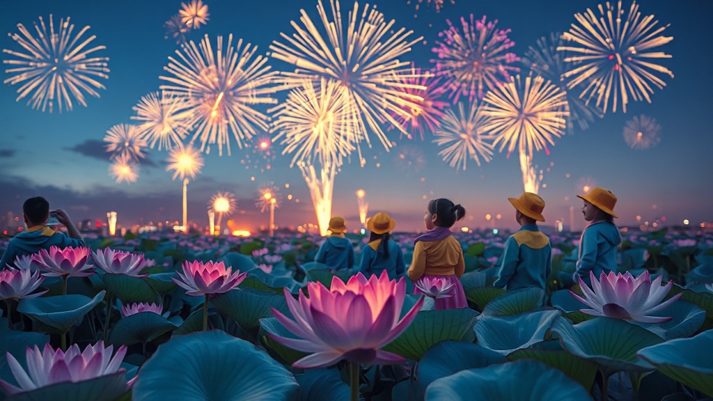 축제 일정 및 프로그램 (realistic 스타일)