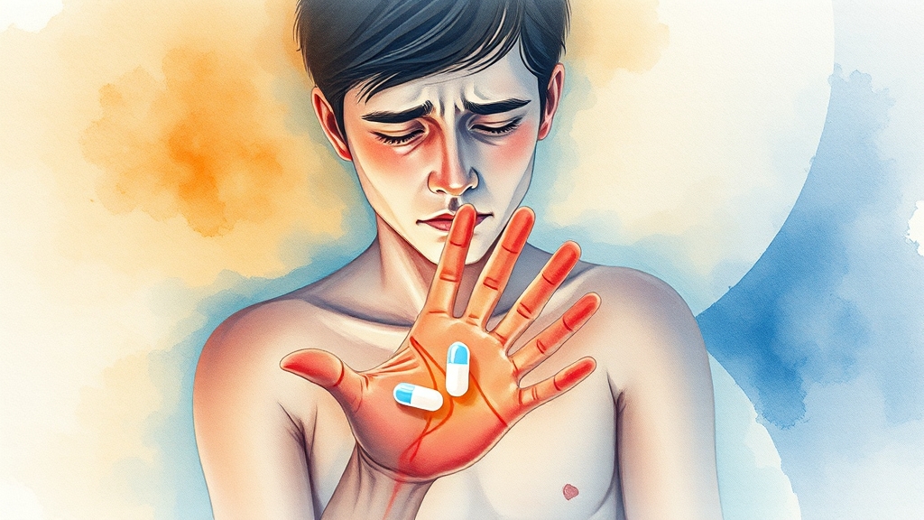 대상포진, 왜 생기는 걸까요? (watercolor 스타일)