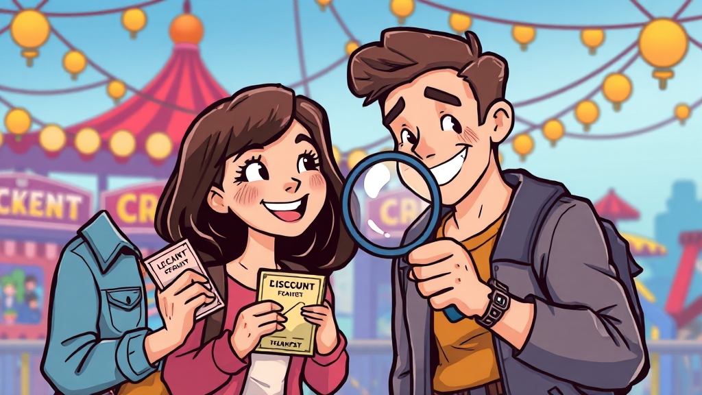 자유이용권 할인 팁 (cartoon 스타일)