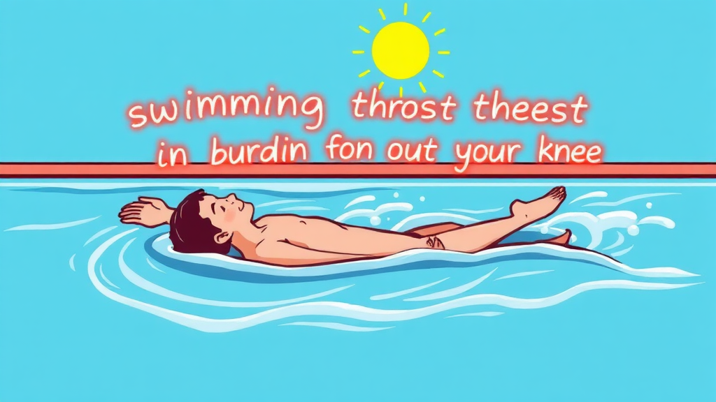 효과적인 수영 방법 (cartoon 스타일)