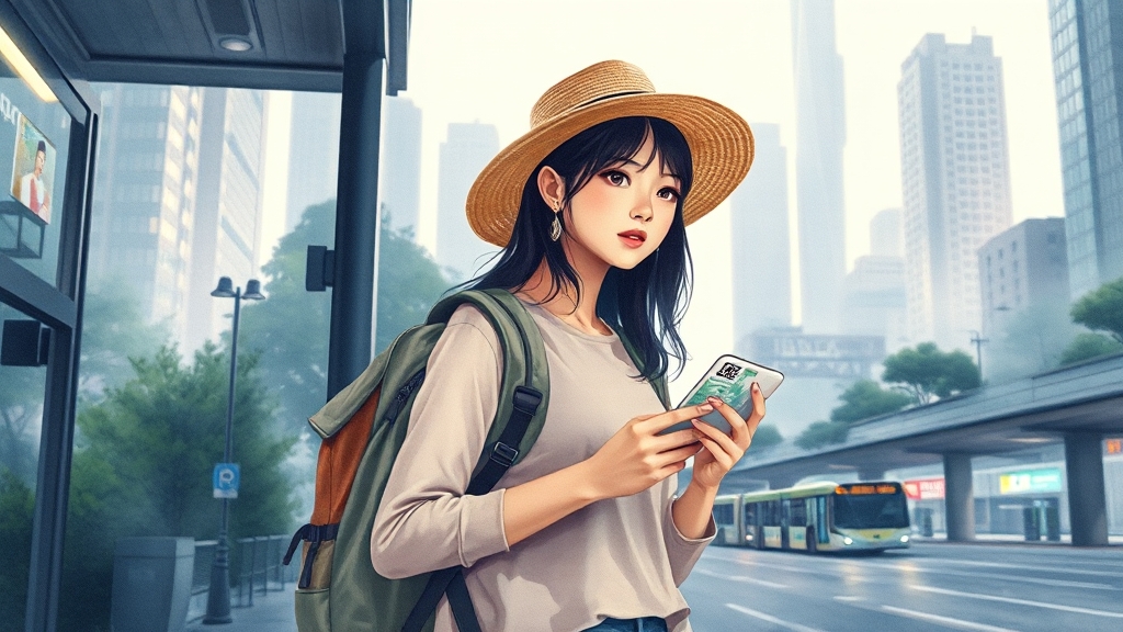 K패스, 기후동행카드 연동 가능성 (watercolor 스타일)