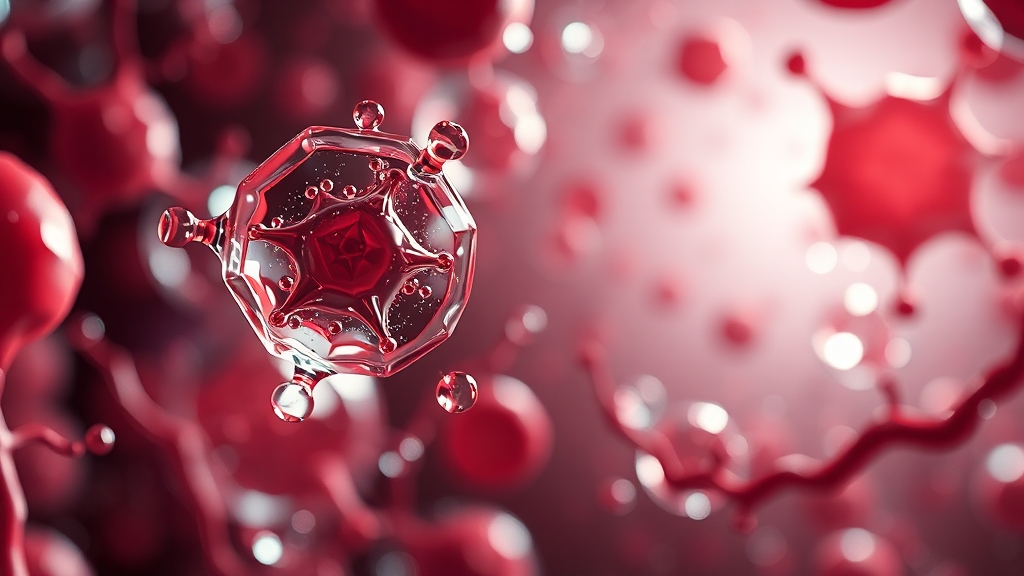 알부민의 주요 기능 (realistic 스타일)