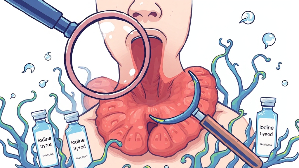 갑상선 건강, 어떻게 지킬까요? (illustration 스타일)
