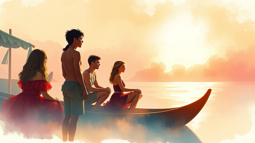 솔로지옥5 출연자들의 솔직한 소감과 새로운 시작 (watercolor 스타일)