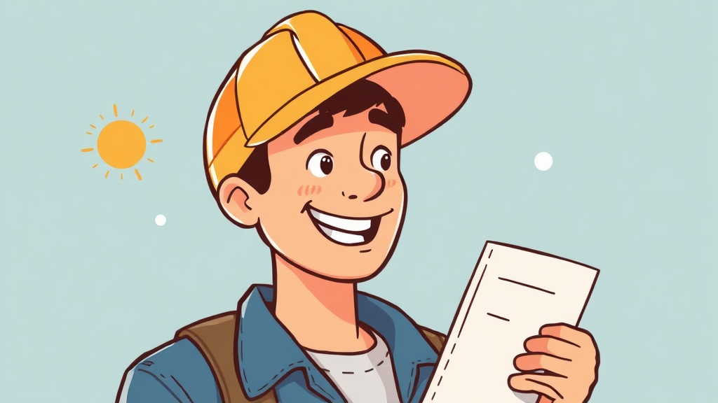 고용보험 및 실업급여 (illustration 스타일)