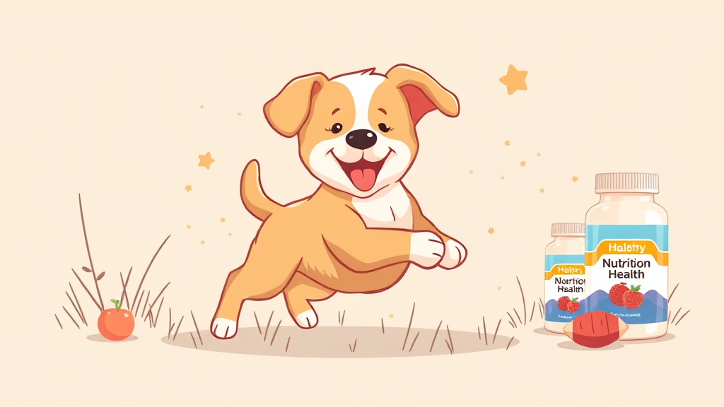 강아지 관절 건강, 미리 지키는 방법은 없을까요? (illustration 스타일)