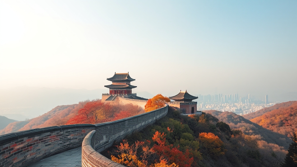 남한산성 단풍 정보 (watercolor 스타일)