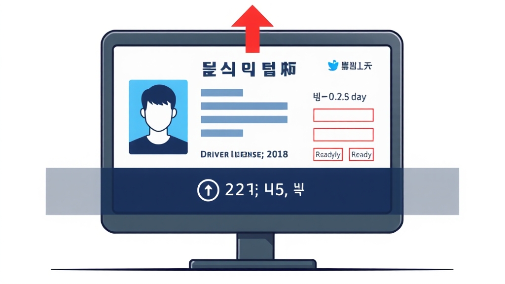 재발급 비용 & 기간 (illustration 스타일)