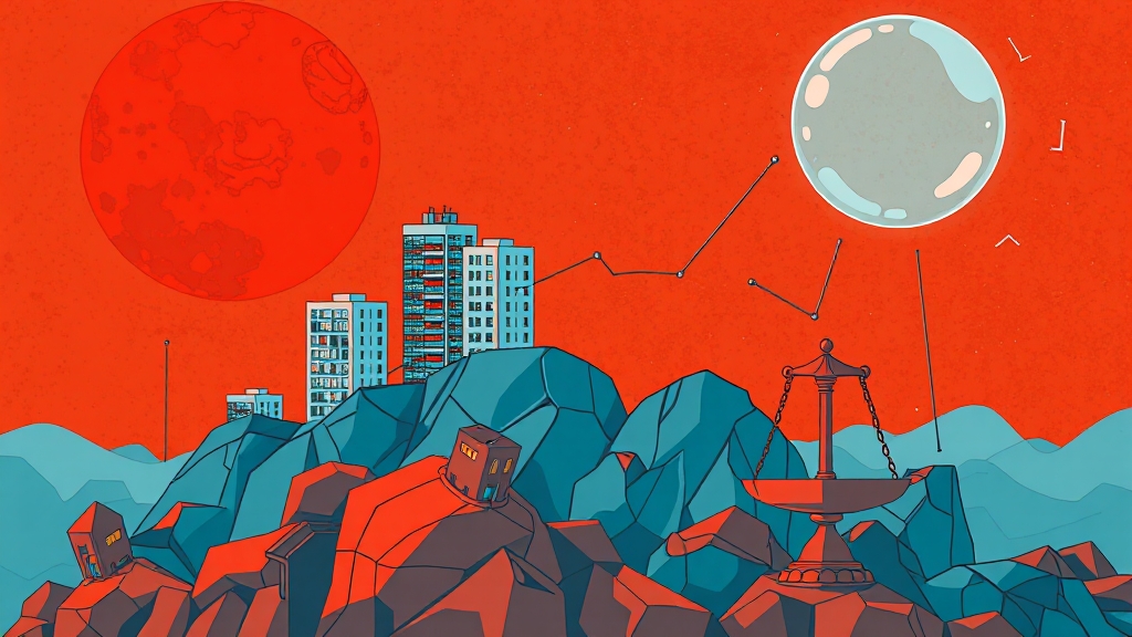 화성·구리 집값 급등 현황 (illustration 스타일)