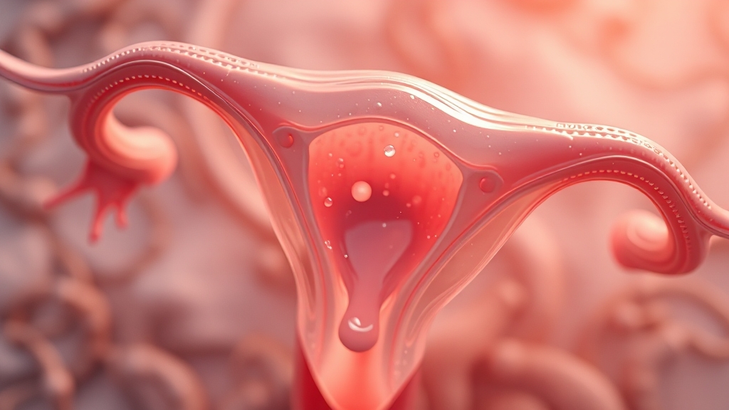 배란혈 원인과 특징 (realistic 스타일)