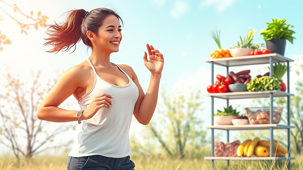 생활 습관 개선으로 완화하기 (illustration 스타일)