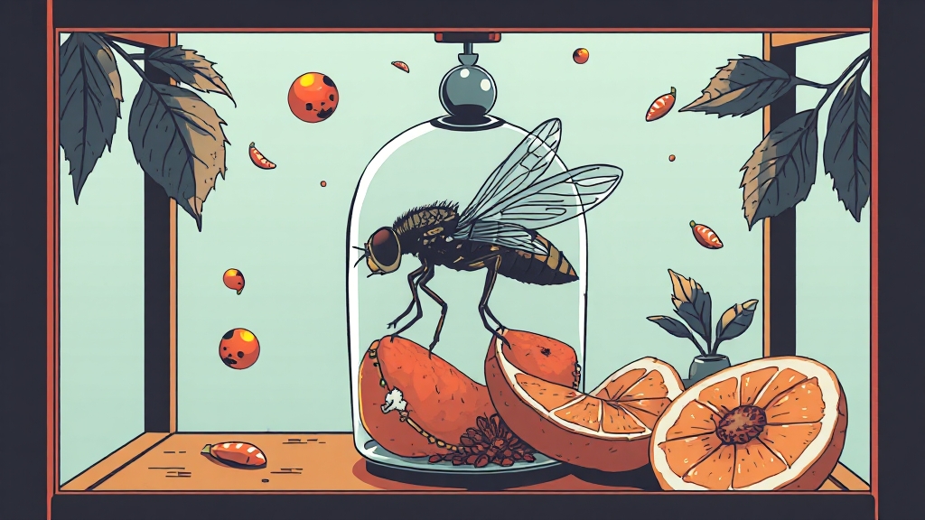 DIY 초파리 트랩 만들기 (illustration 스타일)