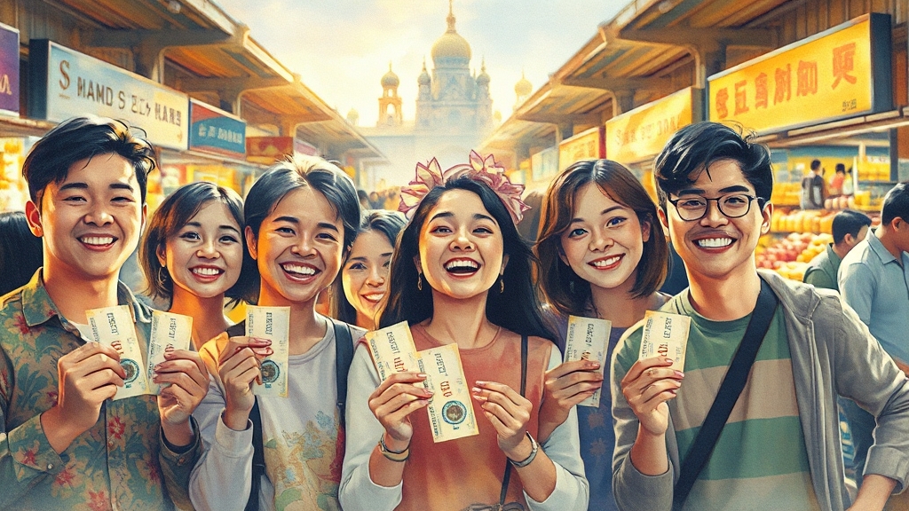 소비쿠폰, 왜 지급될까? (watercolor 스타일)
