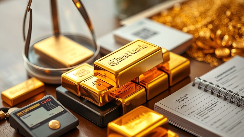 금 매입 절차 및 필요 서류 (realistic 스타일)