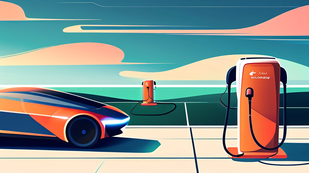 채비 기업 개요 및 사업 내용 분석 (illustration 스타일)