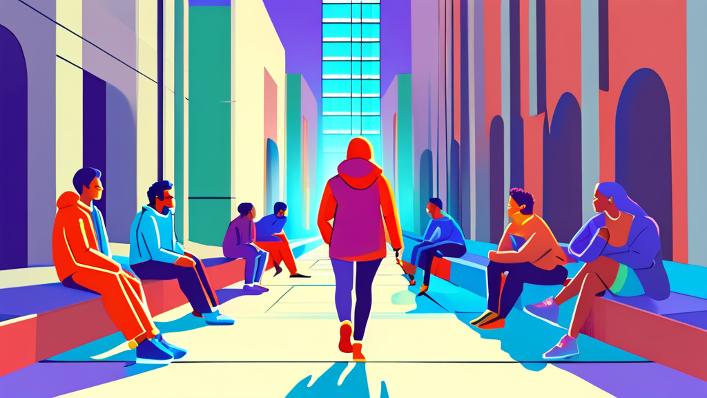 간헐적 파행: 걷다가 쉬고를 반복하는 증상 이해하기 (cartoon 스타일)