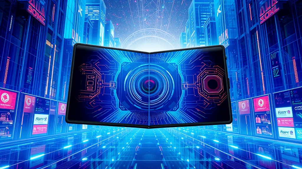 Z폴드7 스펙 전격 해부 (illustration 스타일)