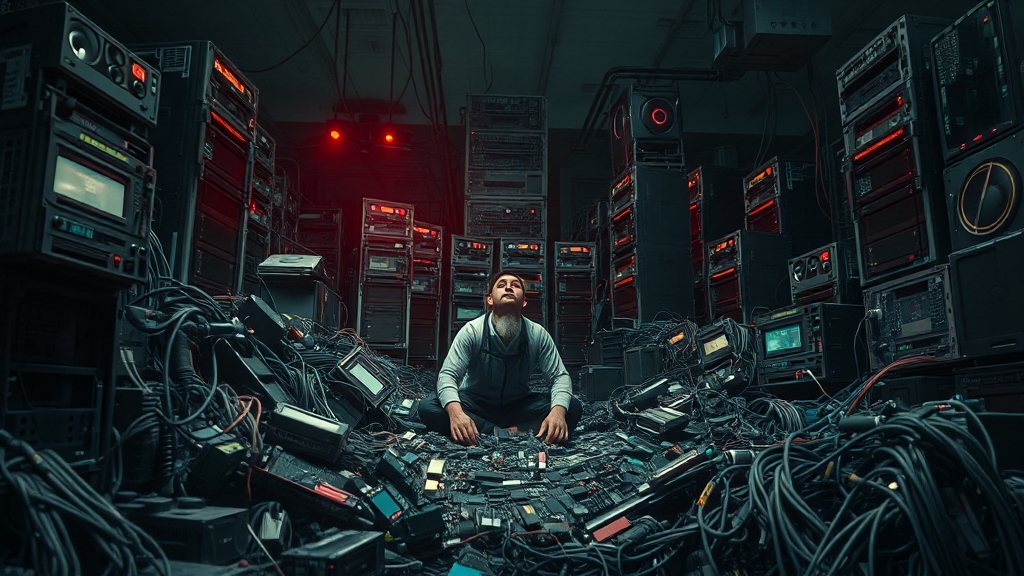 피해 현황, 얼마나 심각? (realistic 스타일)