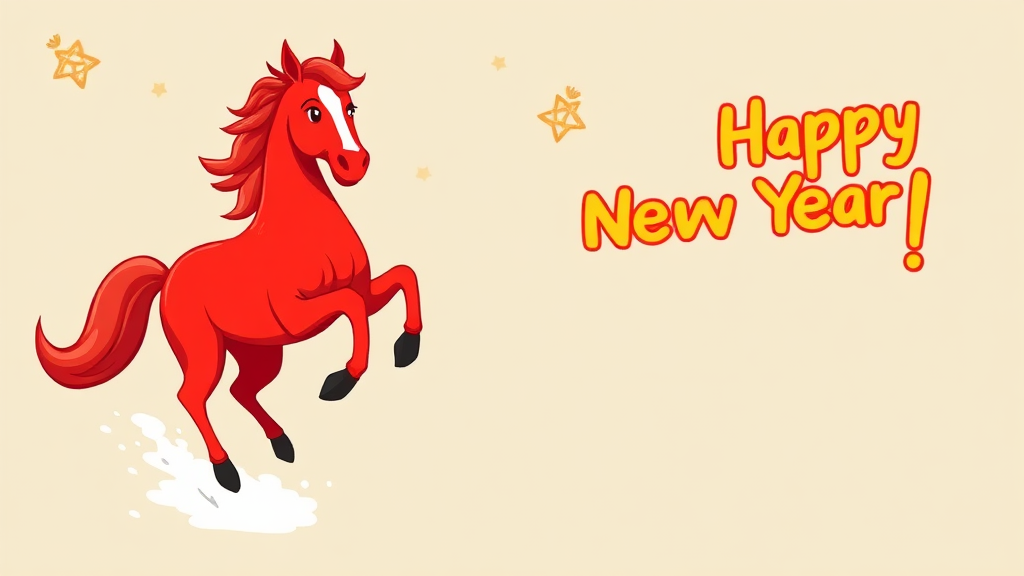 새해 인사말, 왜 중요할까요? (cartoon 스타일)