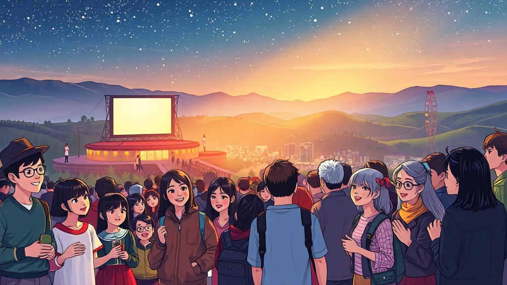 주차별 영화 라인업 (illustration 스타일)