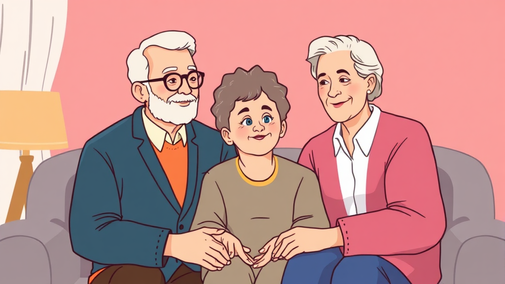 직계존속 증여 한도 합산 및 세대생략 할증 이해하기 (illustration 스타일)