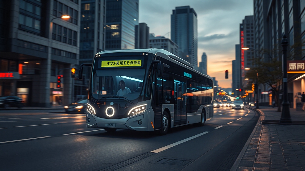 향후 운행 계획 및 비전 (realistic 스타일)