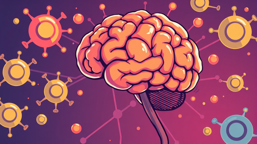 인지 기능 저하, 왜 생길까요? (cartoon 스타일)