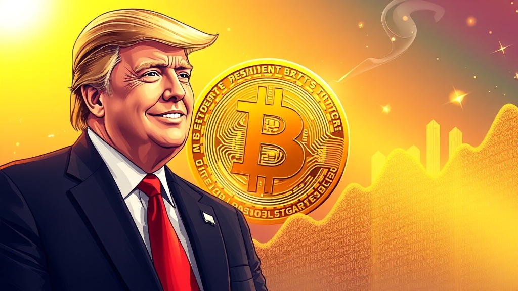 트럼프 당선과 시장 변화 (illustration 스타일)