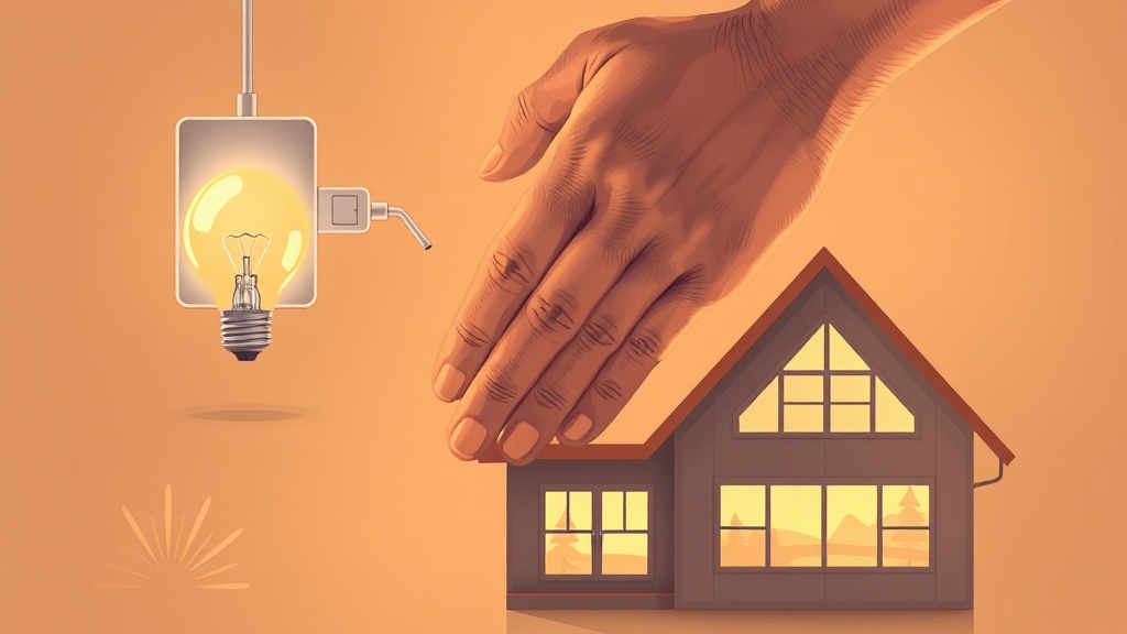 에너지 절약 실천 팁 (illustration 스타일)