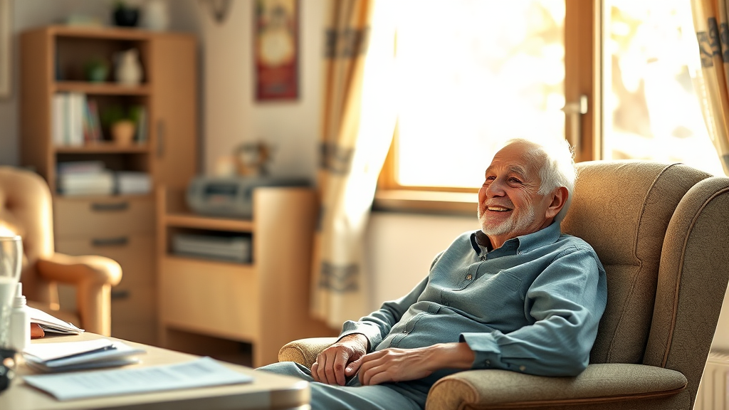 요양원 입소 전 준비사항 (realistic 스타일)