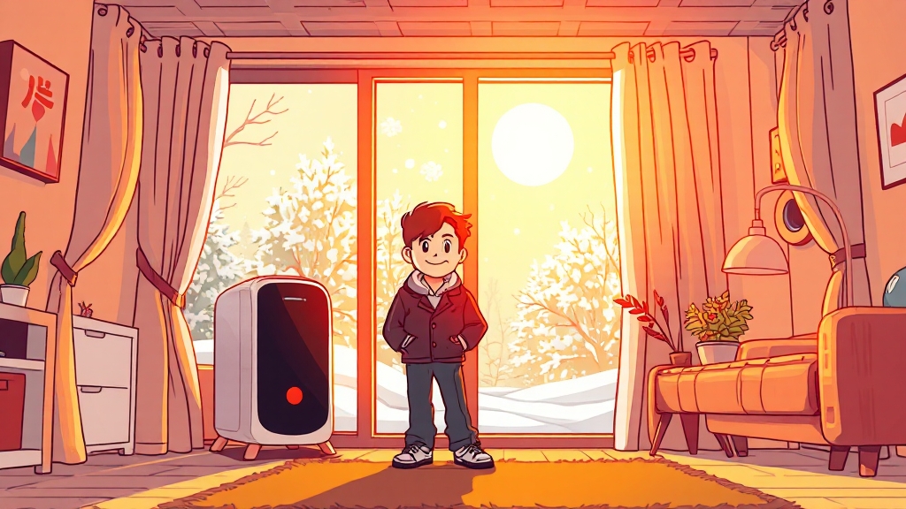 실내 온도 유지, 3가지 방법 (cartoon 스타일) (재시도)