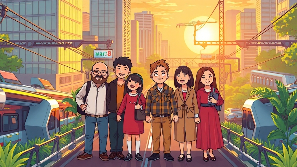 미래를 위한 투자 (cartoon 스타일)